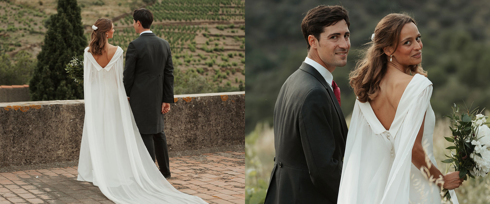 Cape pour robe de mariée